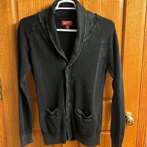 Arizona Jean Company Dark Grey Button Cardigan